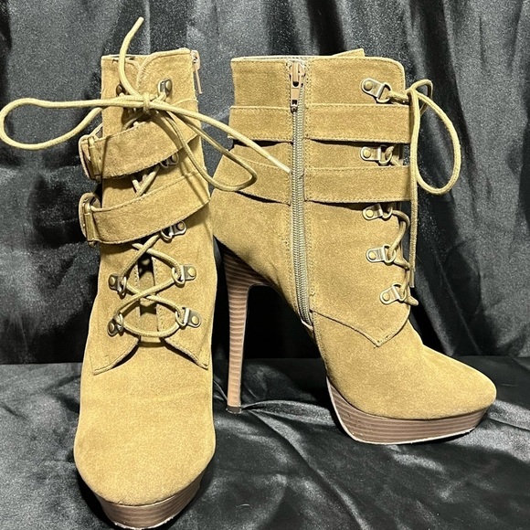 Shoe Dazzle Shoes - ShoeDazzle - Womens Natalia Stiletto Boots Sz 9
